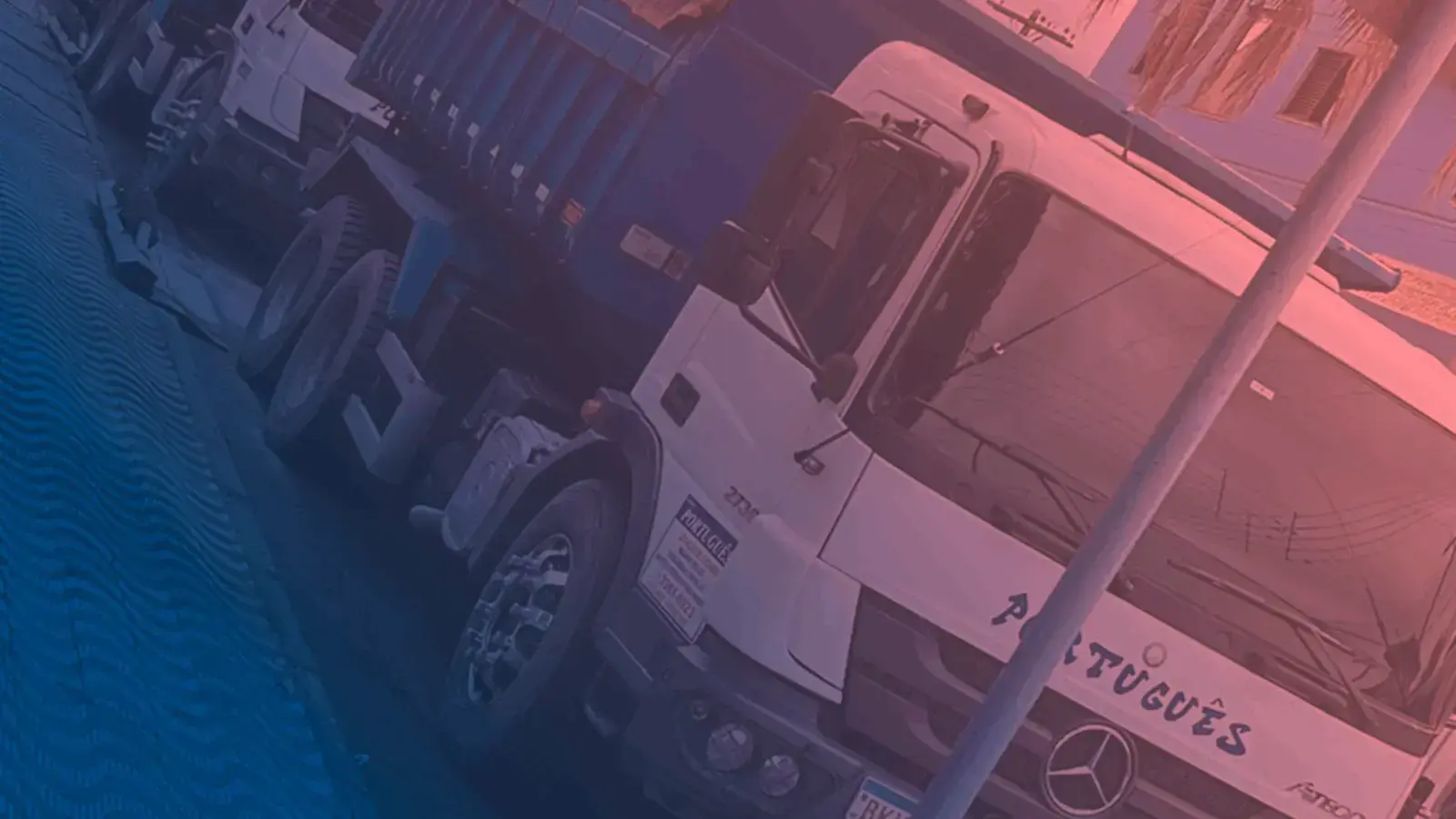 background português caçambas